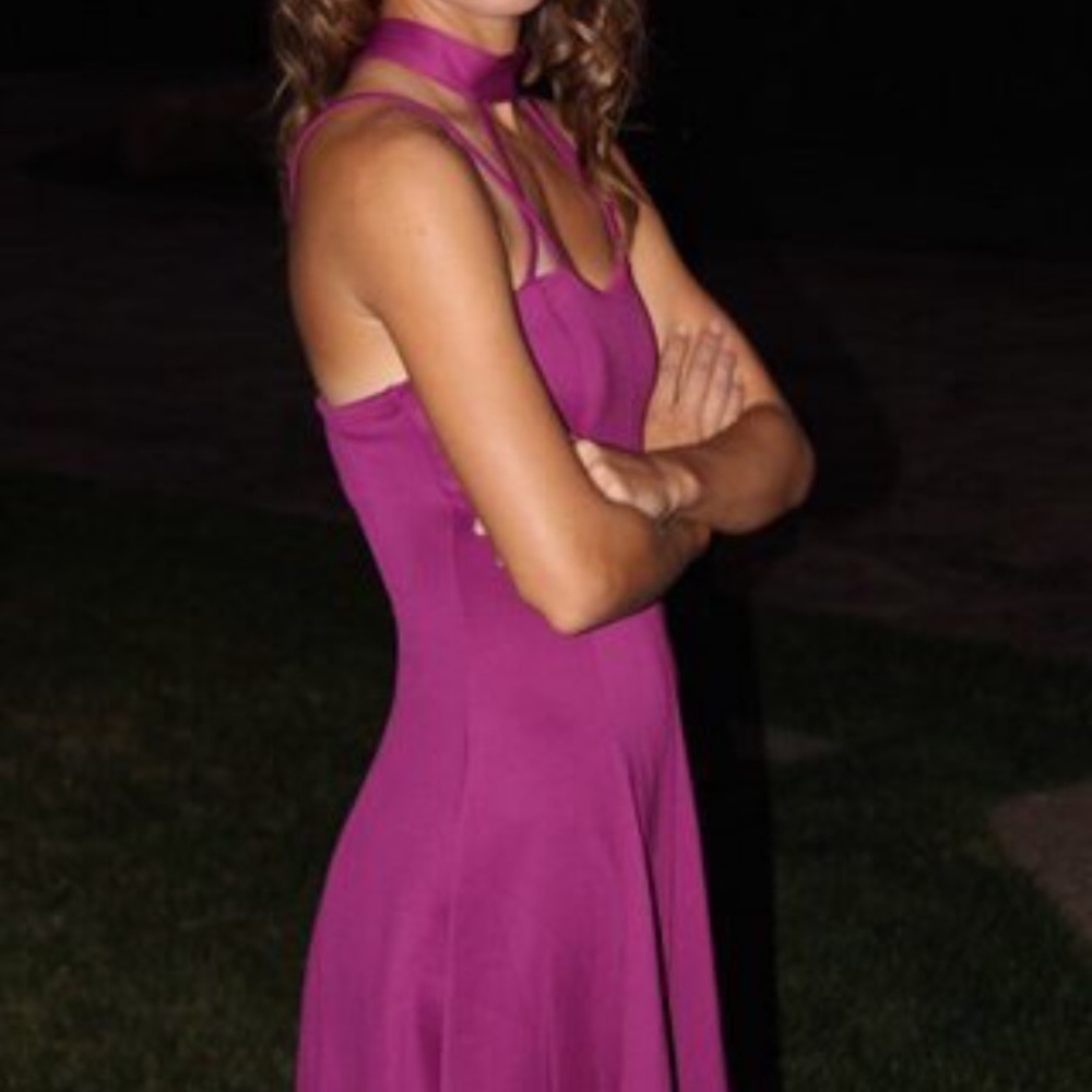 Formal purple dress